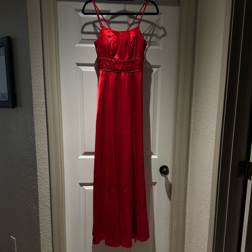 My Michelle Vibrant Red Formal Dress